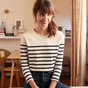 Sezane Stripped Cotton Shirt